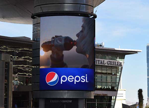 Medium sized highway billboard displays